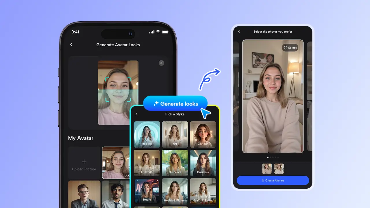 Generate Avatar Looks
