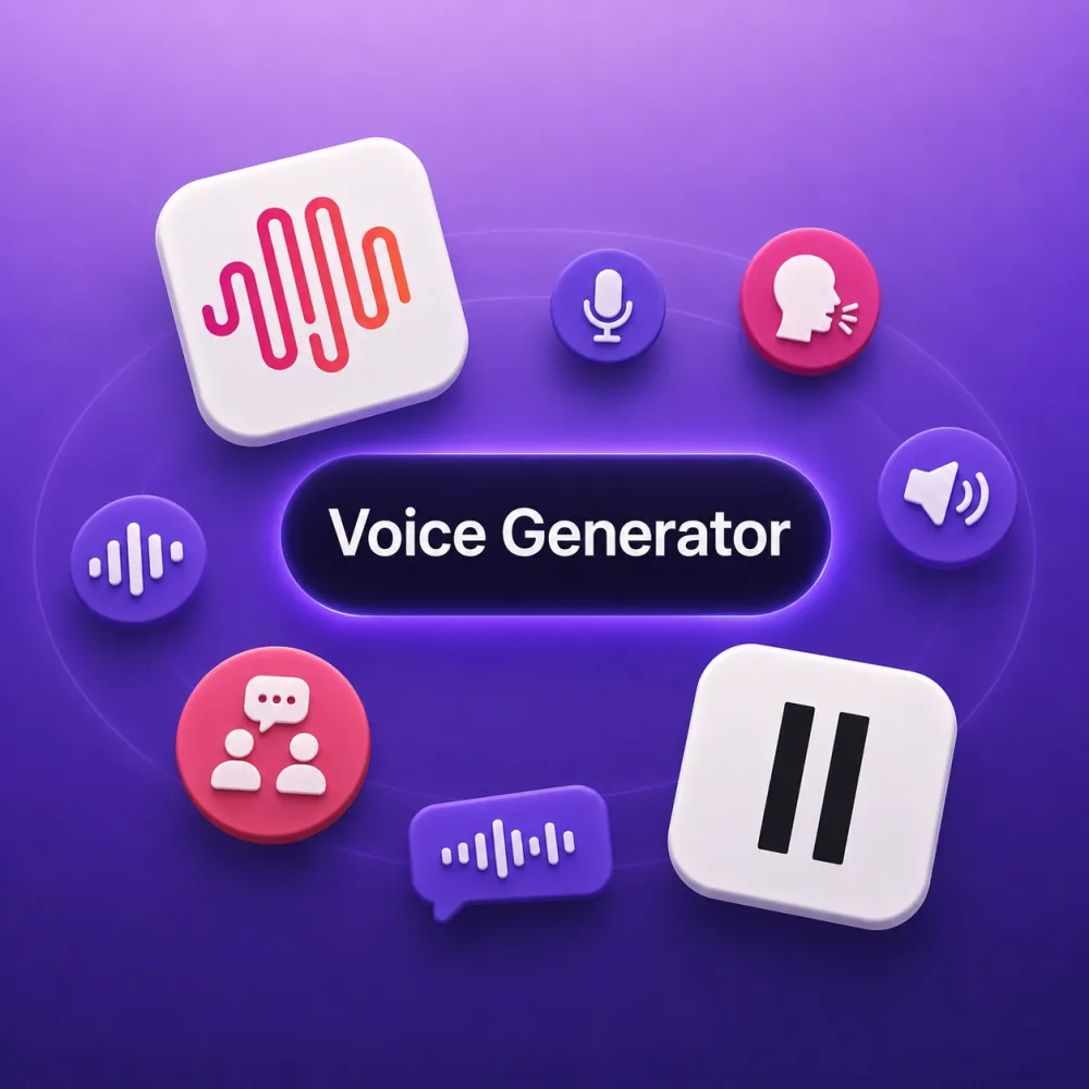 AI voice model visual