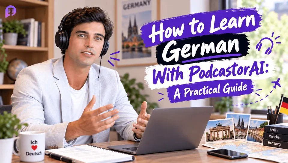 How to Learn German With PodcastorAI: A Practical Guide