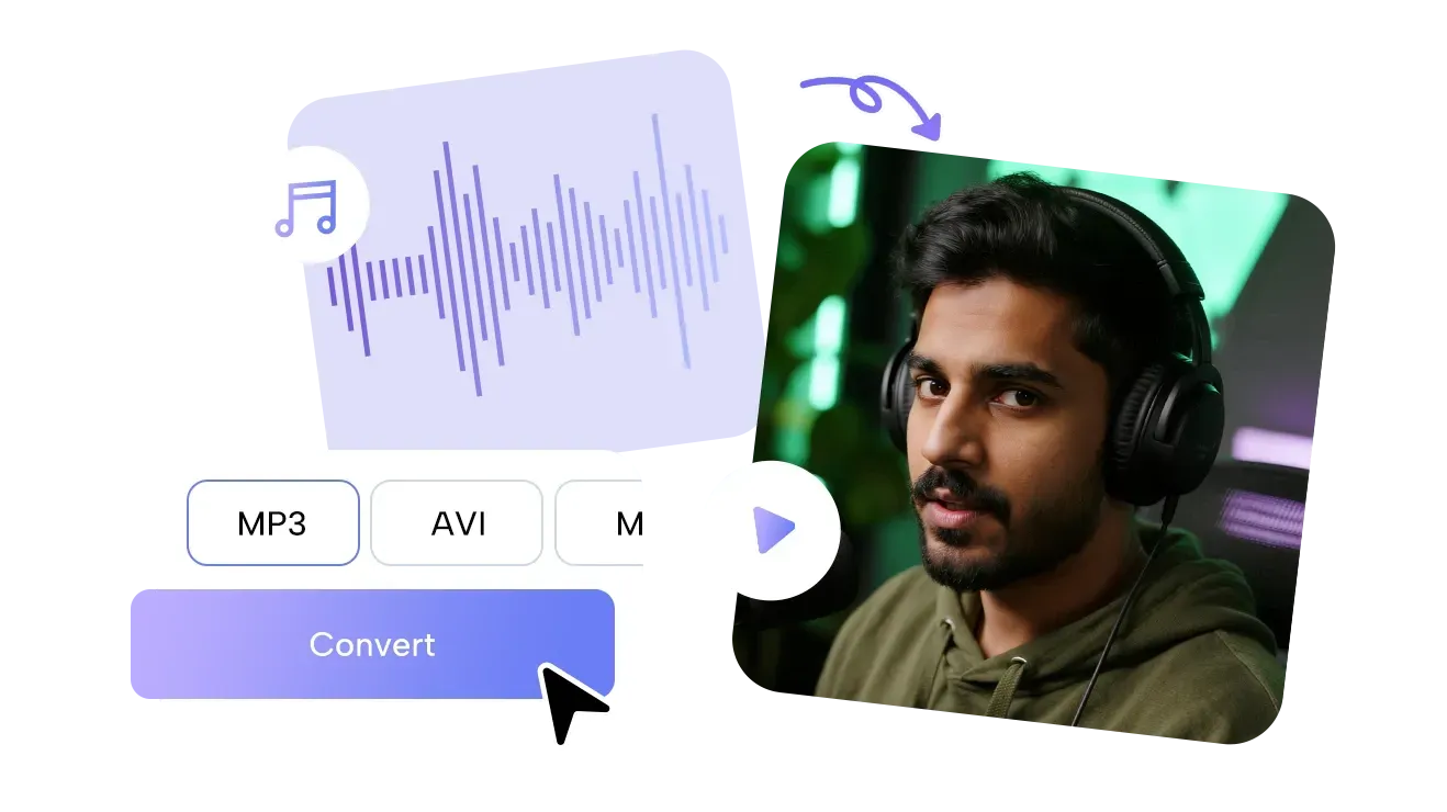 AI Audio to Video Converter