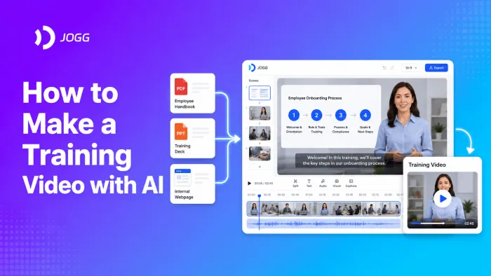 How to Make a Training Video with AI Using JoggAI